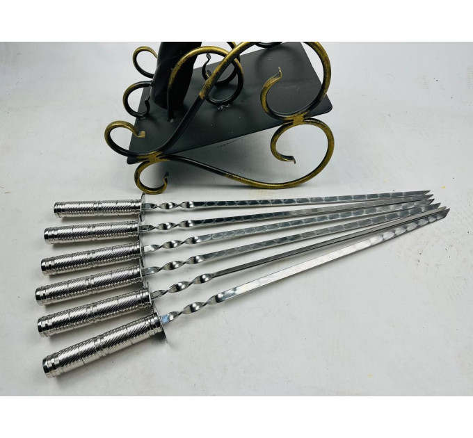 Набор шампуров "Пушка" с вензелем