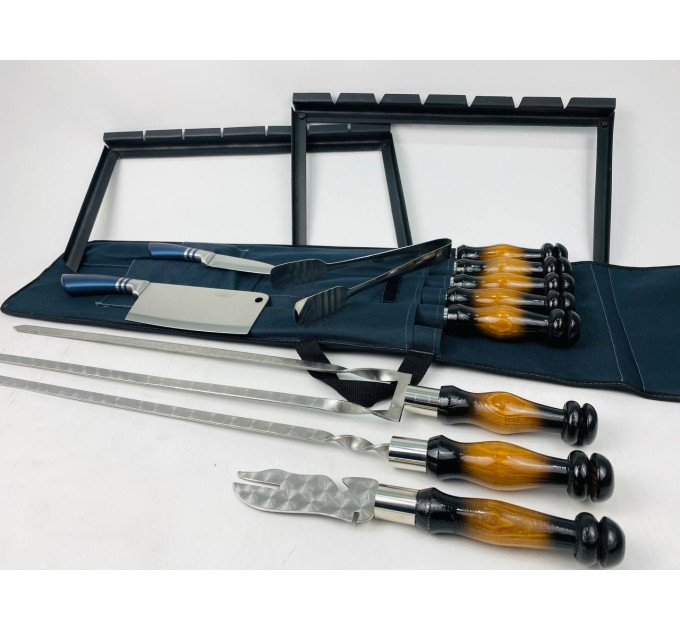 Набор шампуров в чехле Приклад