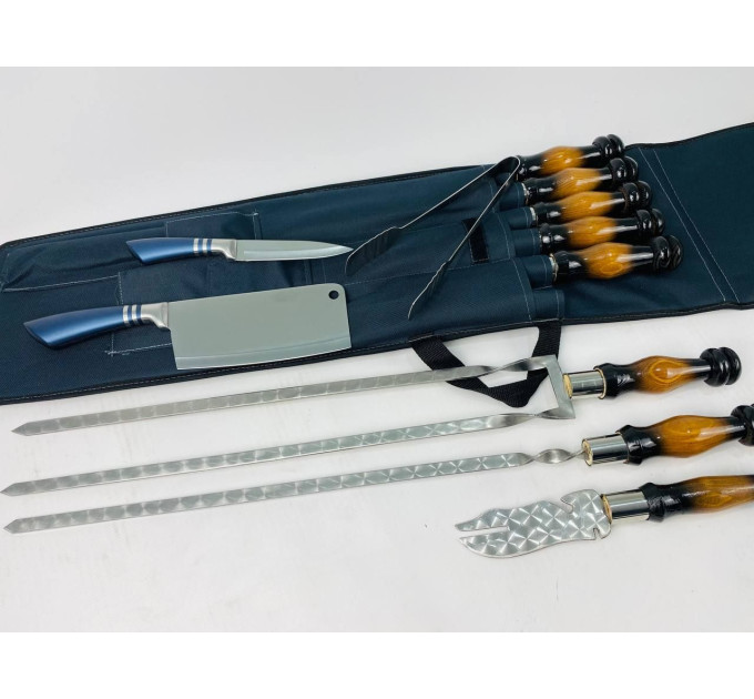 Набор шампуров в чехле Приклад