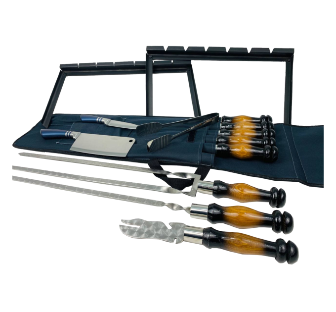 Набор шампуров в чехле Приклад