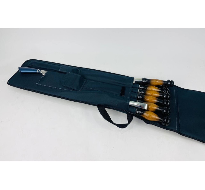 Набор шампуров в чехле Приклад