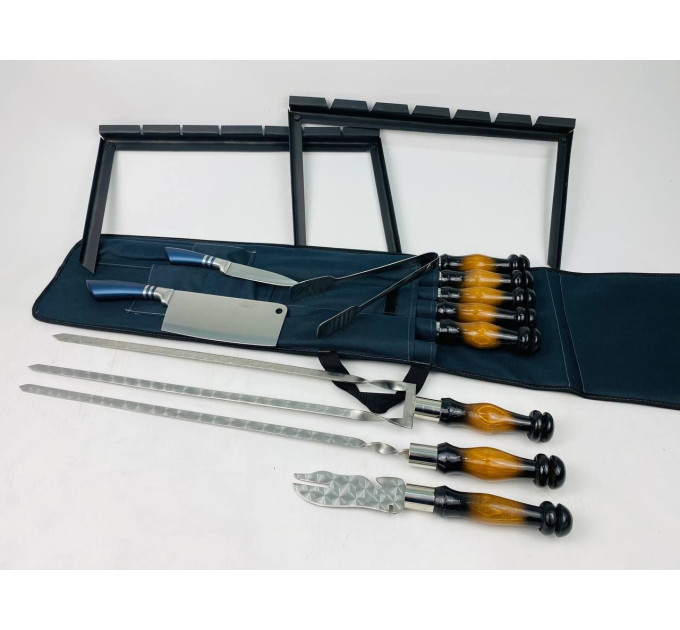 Набор шампуров в чехле Приклад