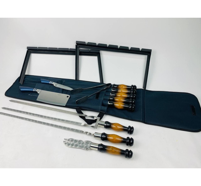 Набор шампуров в чехле Приклад