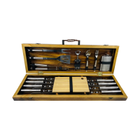 Набор шампуров в кейсе "BBQ LUX 2" Набор шампуров в кейсе "BBQ LUX 2"