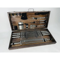 Набор шампуров в кейсе "BBQ MAX" Набор шампуров в кейсе "BBQ MAX"