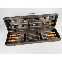 Набор шампуров в кейсе "BBQ Мини" Набор шампуров в кейсе "BBQ Мини"