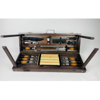 Набор шампуров в кейсе "Бизон" Набор шампуров в кейсе "Бизон"