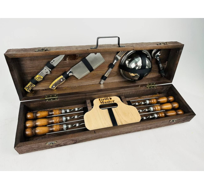 Набор шампуров в кейсе "Эконом"