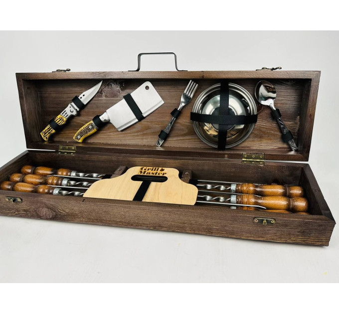 Набор шампуров в кейсе "Эконом"