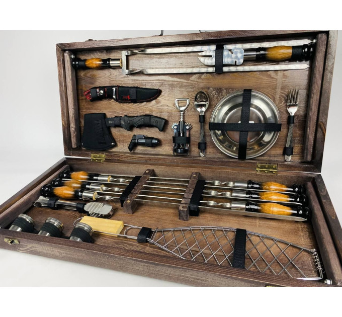 Набор шампуров в кейсе "Grill Master"