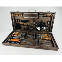 Набор шампуров в кейсе "Grill Master Кизляр" Набор шампуров в кейсе "Grill Master Кизляр"