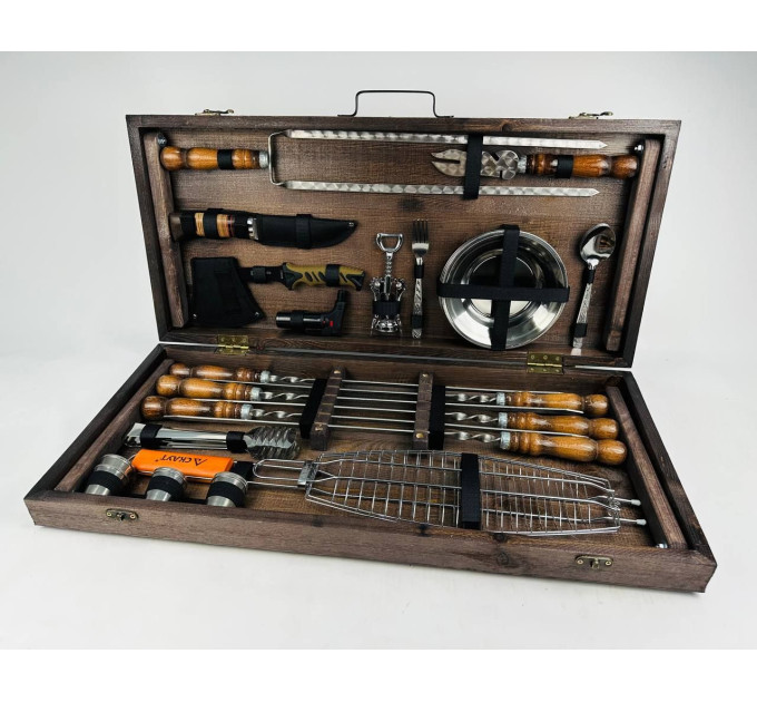 Набор шампуров в кейсе "Grill Master Кизляр"