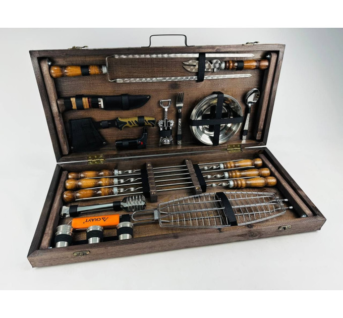 Набор шампуров в кейсе "Grill Master Кизляр"