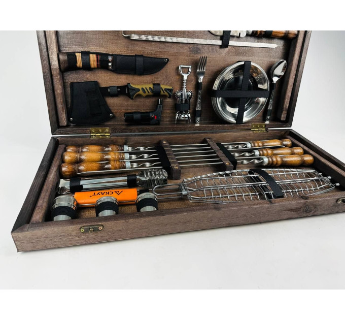 Набор шампуров в кейсе "Grill Master Кизляр"