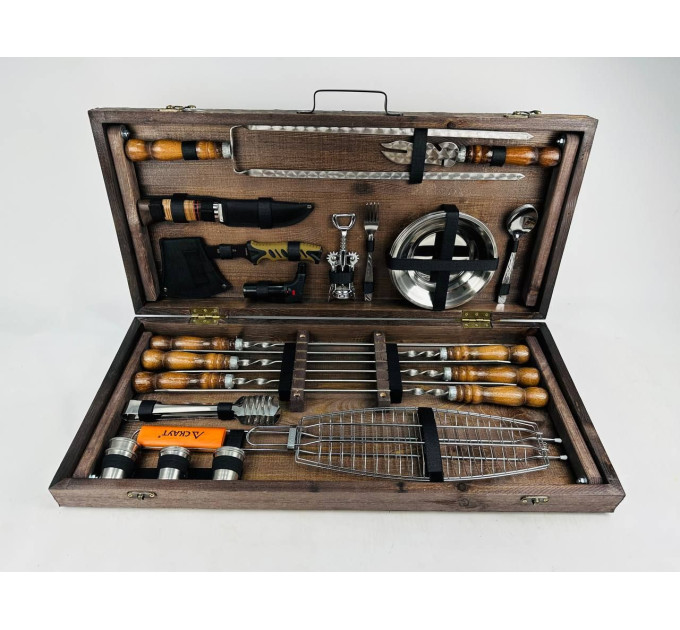 Набор шампуров в кейсе "Grill Master Кизляр"