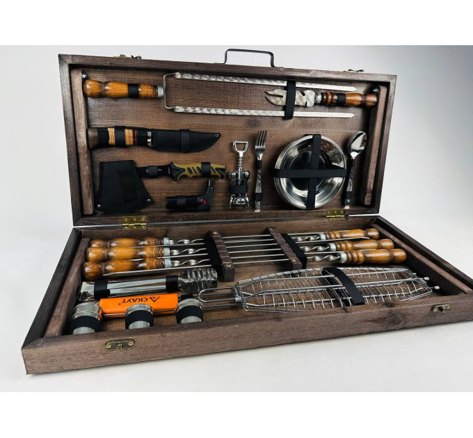 Набор шампуров в кейсе "Grill Master Кизляр"