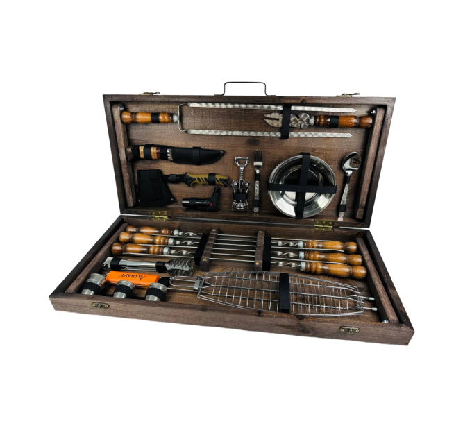 Набор шампуров в кейсе "Grill Master Кизляр"