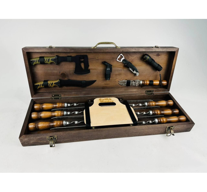 Набір шампурів у кейсі "Кемпінг"