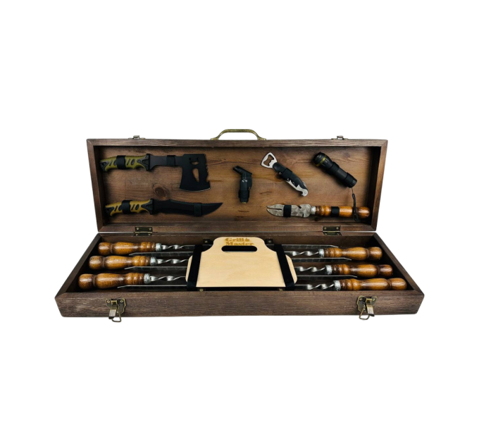 Набір шампурів у кейсі "Кемпінг"