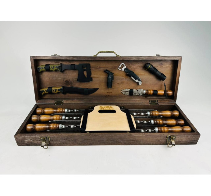 Набір шампурів у кейсі "Кемпінг"