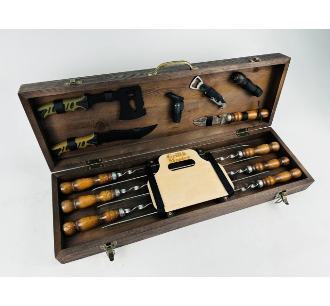 Набір шампурів у кейсі "Кемпінг"