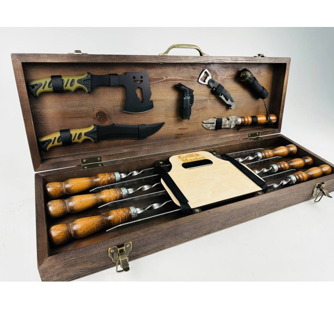 Набір шампурів у кейсі "Кемпінг"