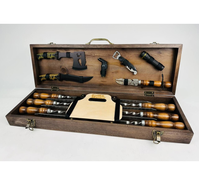 Набір шампурів у кейсі "Кемпінг"