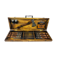 Набор шампуров в кейсе "Козак" Набор шампуров в кейсе "Козак"