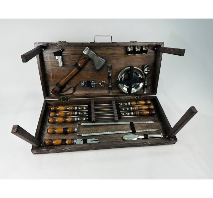 Набір шампурів у кейсі "Кізляр MAX"