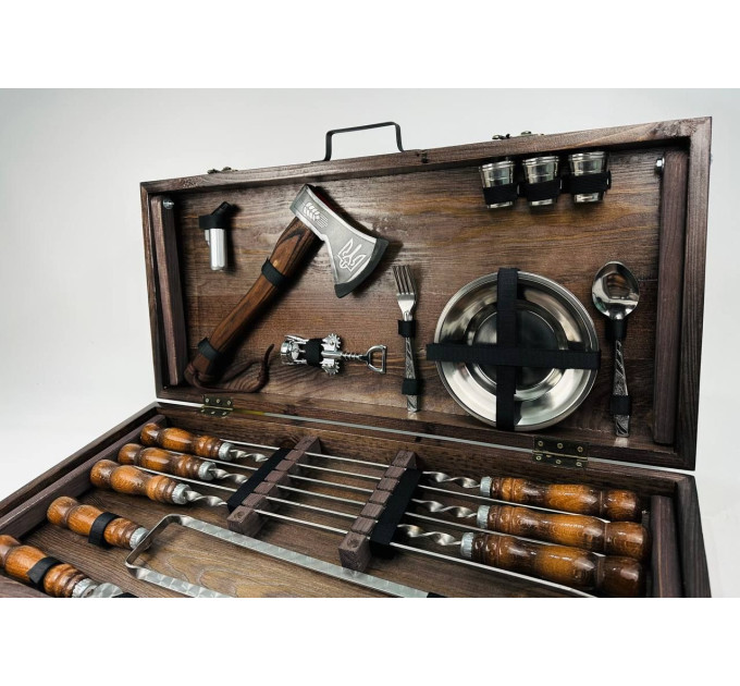 Набір шампурів у кейсі "Кізляр MAX"