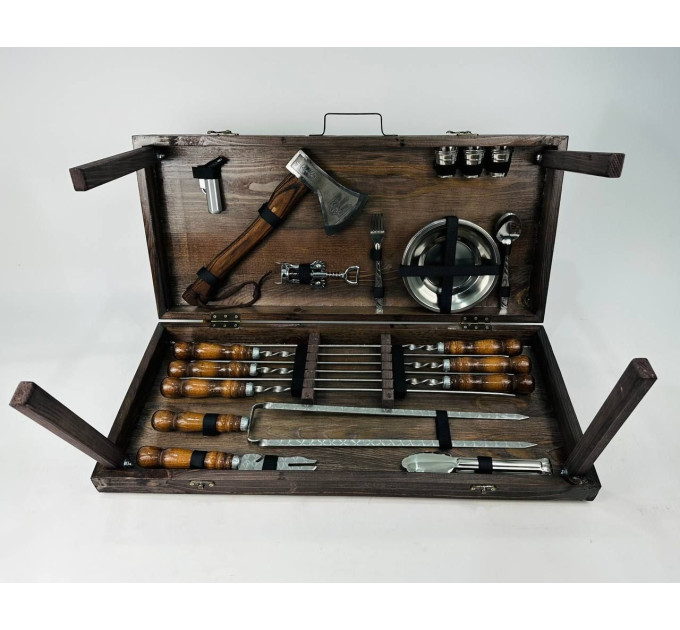 Набір шампурів у кейсі "Кізляр MAX"