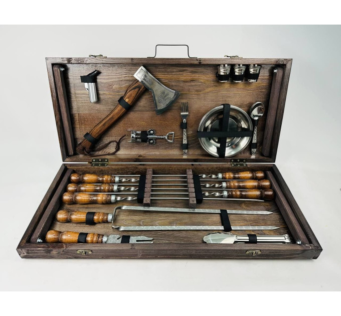 Набір шампурів у кейсі "Кізляр MAX"