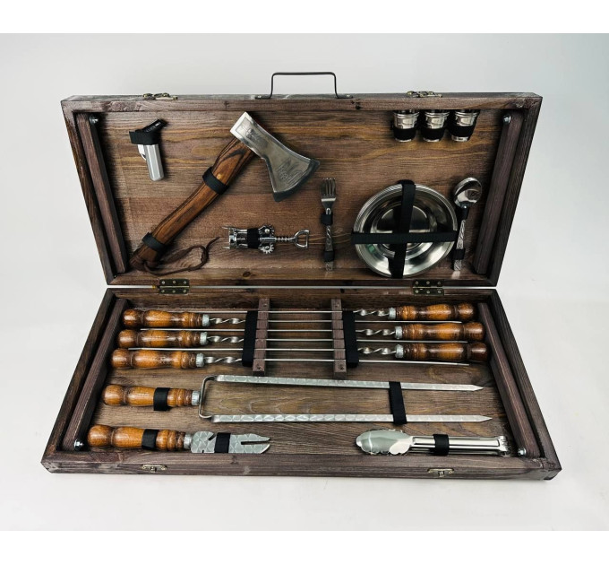 Набір шампурів у кейсі "Кізляр MAX"