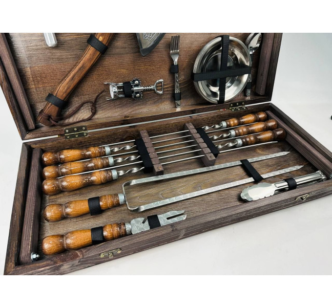 Набір шампурів у кейсі "Кізляр MAX"