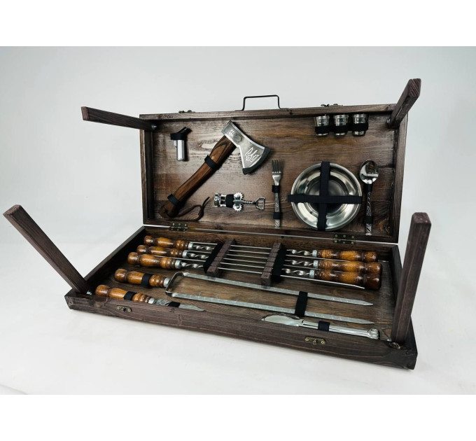 Набір шампурів у кейсі "Кізляр MAX"