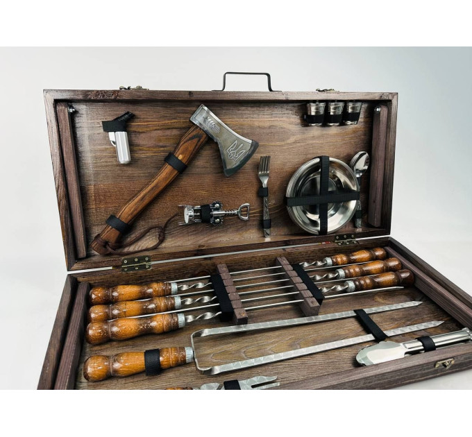 Набір шампурів у кейсі "Кізляр MAX"