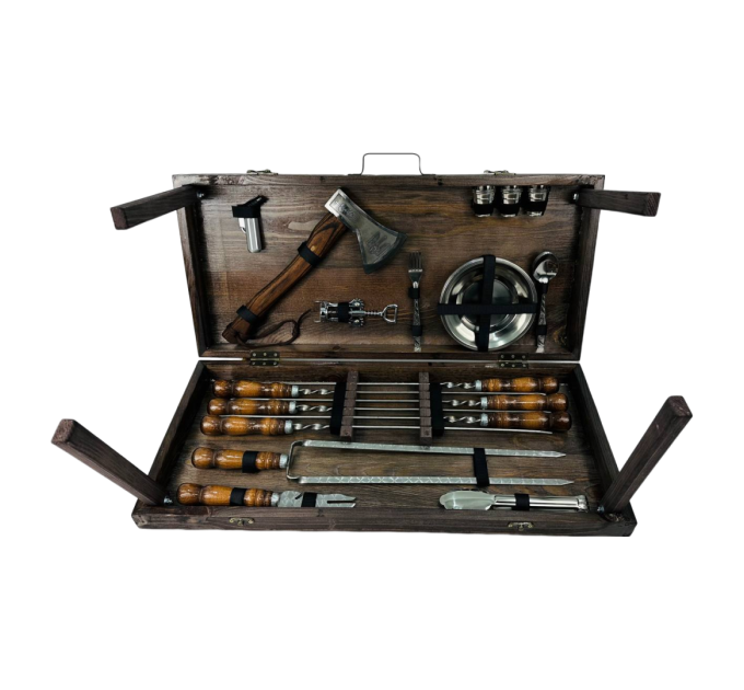 Набір шампурів у кейсі "Кізляр MAX"