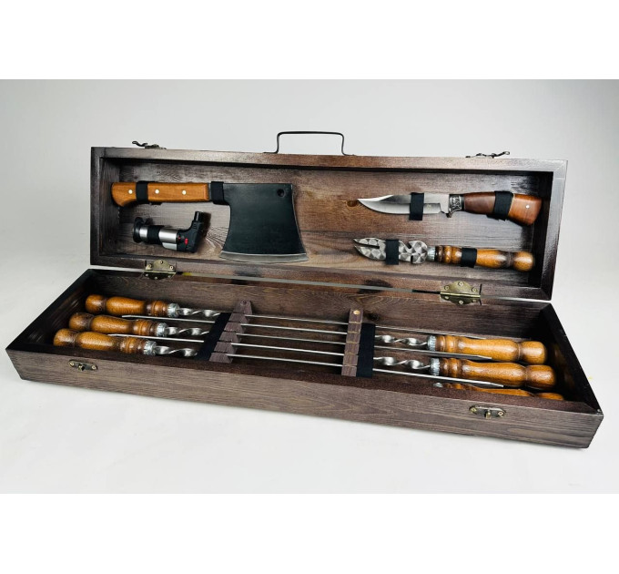 Набір шампурів у кейсі "М'ясник Міні"