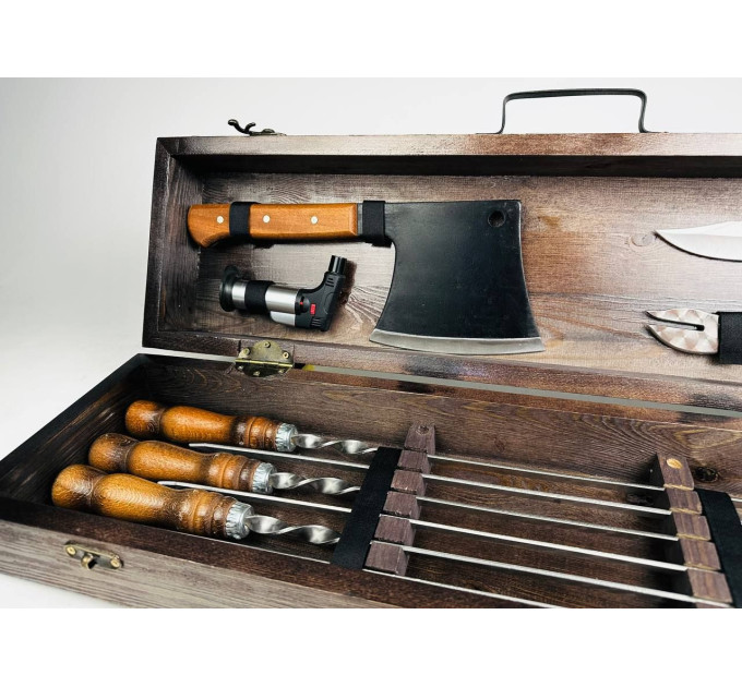 Набір шампурів у кейсі "М'ясник Міні"