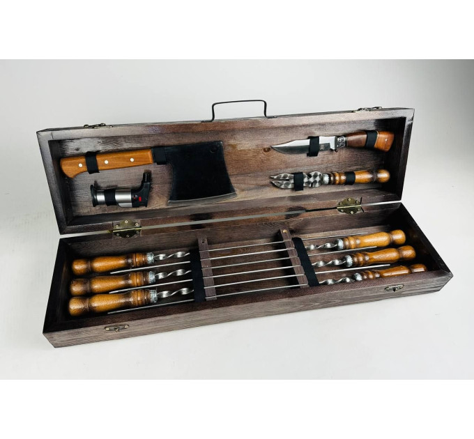 Набір шампурів у кейсі "М'ясник Міні"