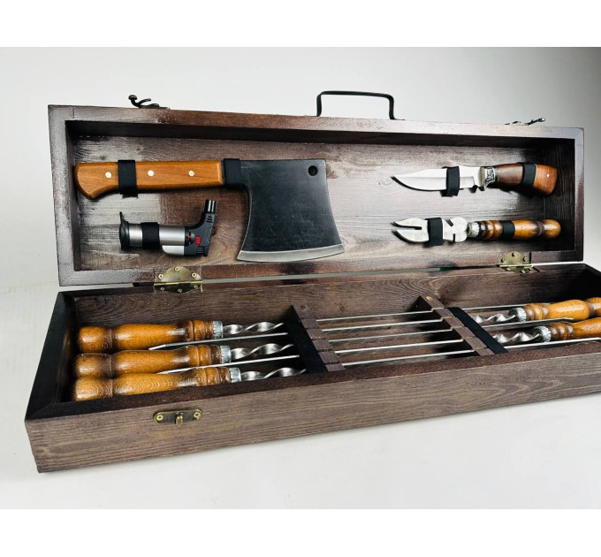 Набір шампурів у кейсі "М'ясник Міні"