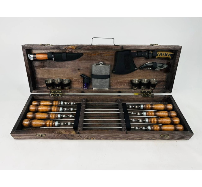 Набор шампуров в кейсе "Охотник"