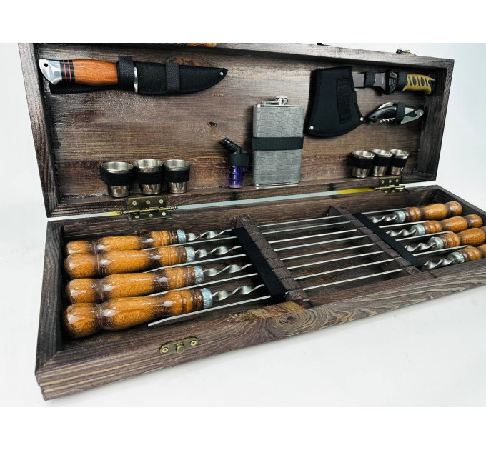 Набор шампуров в кейсе "Охотник"