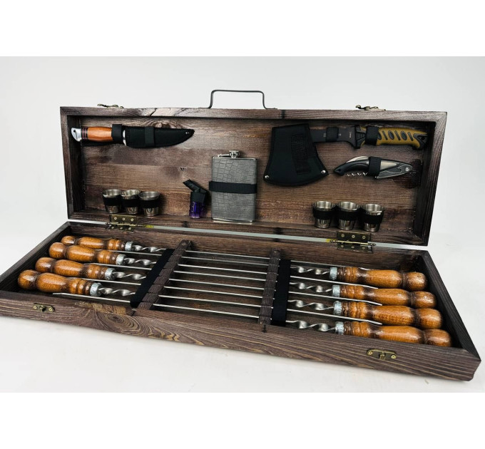 Набор шампуров в кейсе "Охотник"