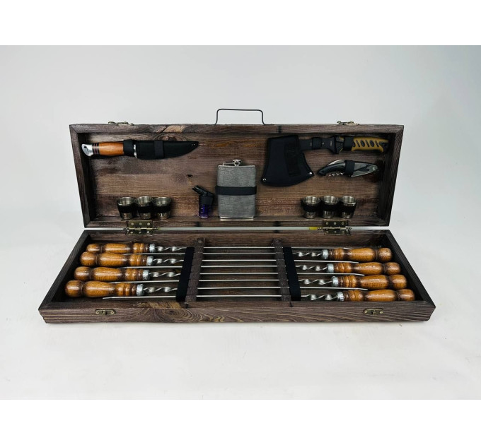 Набор шампуров в кейсе "Охотник"