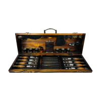 Набор шампуров в кейсе "Охотник LUX"