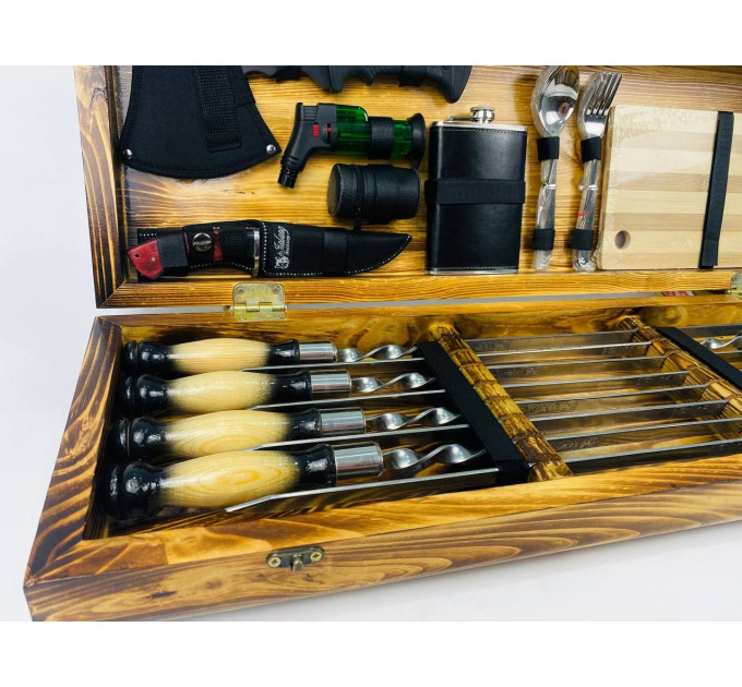 Набор шампуров в кейсе "Пикник Лайт"