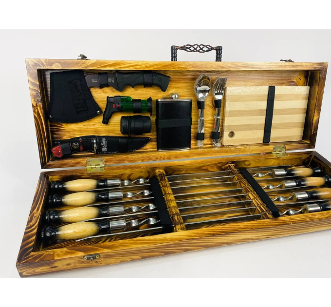 Набор шампуров в кейсе "Пикник Лайт"