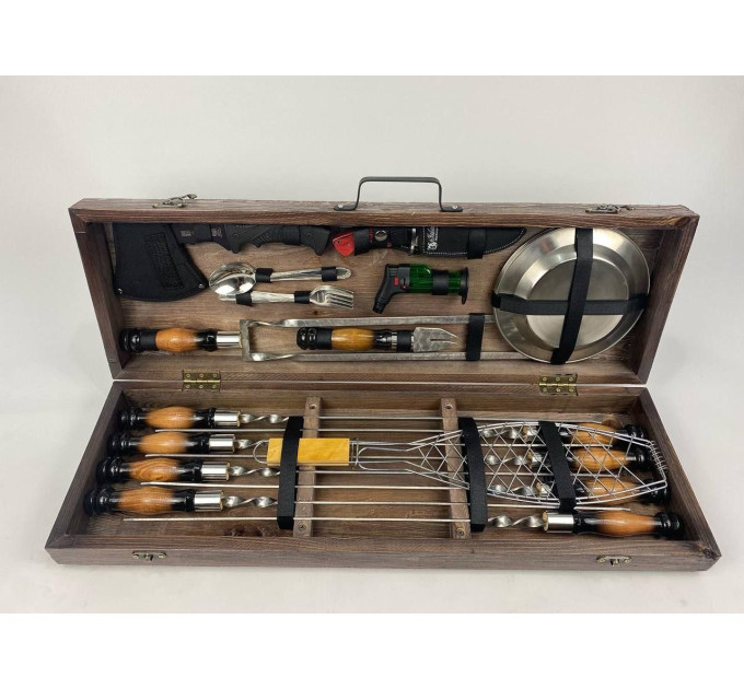 Набор шампуров в кейсе "Пикник MAX"