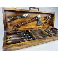 Набір шампурів у кейсі "Сафарі Люкс"